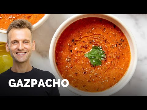 Easy Gazpacho (Fresh Tomato Soup)
