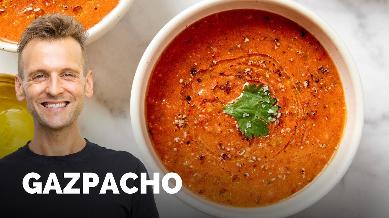 Quick gazpacho video thumbnail