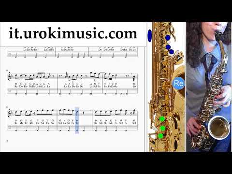 Corso di Sassofono Tenore Céline Dion - Ashes - Deadpool 2 Tablature Tab um-ih276