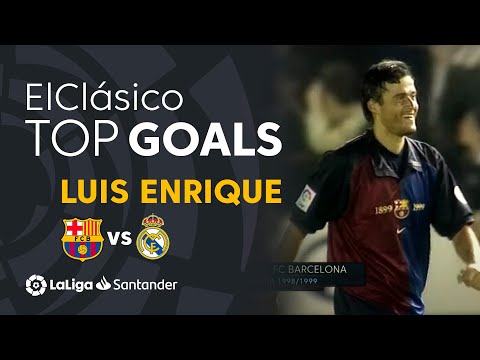 TOP 20 GOLES Luis Enrique FC Barcelona & Real Madrid