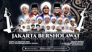 Download lagu 🔴 LIVE I' Maulid Agung 1448 H - Jakarta Bersholawat' I MONAS Jakarta  Pusat I Sabtu, 22 Agustus 2026 mp3