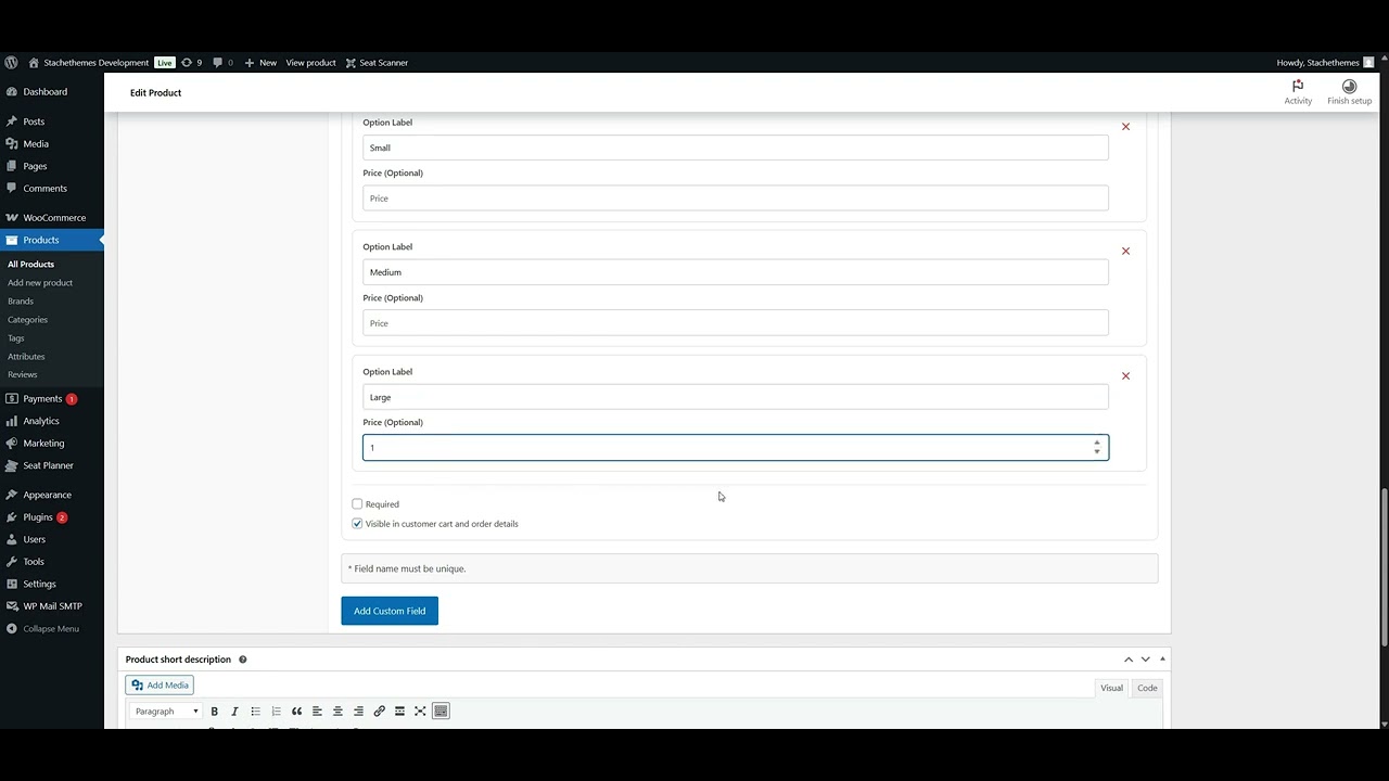 How to Create Custom Fields