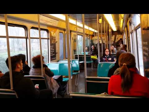 RET Metro Type T (5245) rit op lijn B tussen Schenkel en Alexander