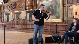 PAUL ANDERSON PLAYING  NIEL GOW'S FIDDLE IN  BLAIR CASTLE