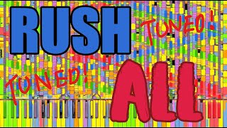 Cover art for RUSH ALL TUNED