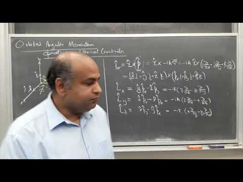 6- Transforming OAM operators from Cartesian to Spherical Coordinates
