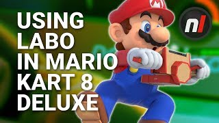 Playing Mario Kart 8 Deluxe with Nintendo Labo on Switch