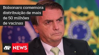Bolsonaro celebra distribuição de vacinas e ministro da Saúde vai a campo vacinar população