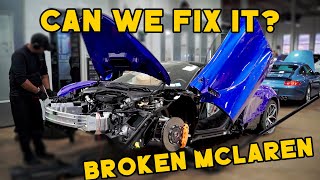 Repairing a crashed McLaren 720S!!! Breakdown of the repair