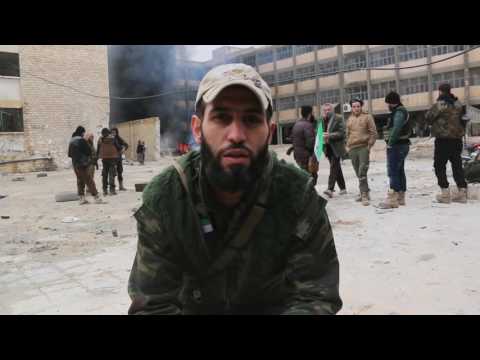 صقر أبو قتيبة و كلمات أخيرة قبل الخروج من مدينة حلب