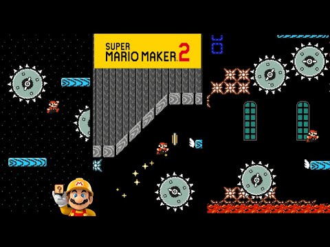 Super Mario Maker 2 - Hardcore Jumps / Platform Panic / Platform Panic / Shell Riding with Boos.