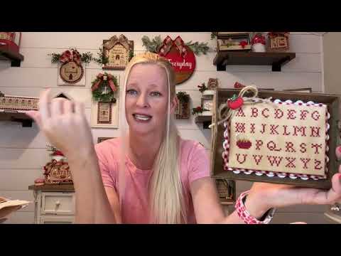 Flosstube #66 Javagirlstitches Stitchy update with hoop floss bling video at the end😊