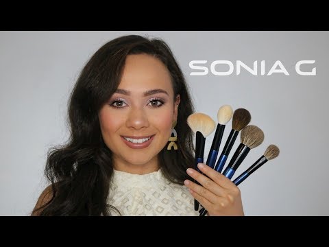 Sonia G. Sky Face Brush Set! Trying Luxury face brushes