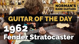 Video thumbnail for Guitar of the Day: 1962 Fender Stratocaster Sunburst | Norman's Rare Guitars by Normans Rare Guitars