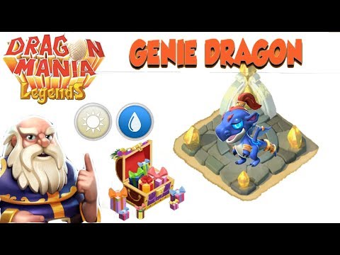 Hatching Genie dragon + Frosty Foes Events - Gameplay - Dragon Mania Legends -part 643