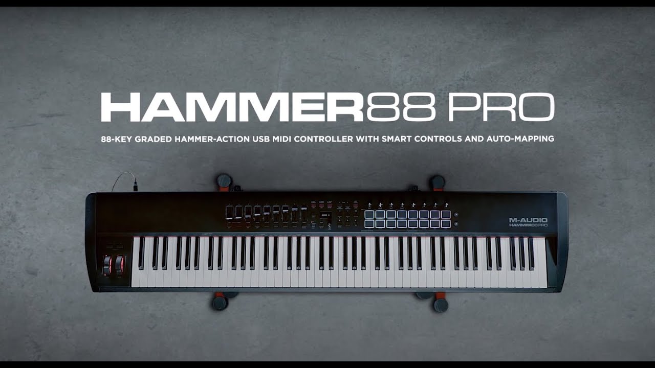 M-Audio Contrôleur clavier Hammer 88 Pro