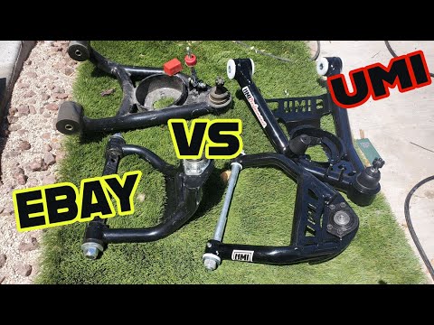 INSTALLING FRONT UMI UPPER AND LOWER CONTROL ARMS WITH COILOVERS