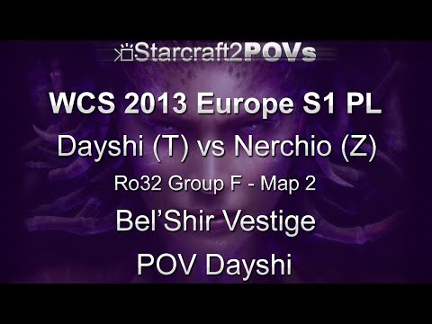SC2 HotS - WCS 2013 EU S1 PL - Dayshi vs Nerchio - Ro32 Group F - Map 2 - Bel'Shir Vestige - Dayshi