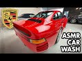 Porsche 959 Dry Ice Cleaning | ASMR CAR WASH & Interior Detailing