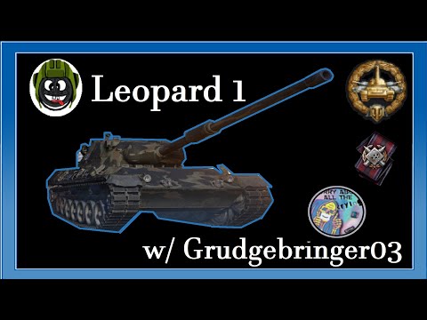 WoT Console - Leopard 1; Sniping the 1-2 Line on Fisherman's Bay [1440p60FPS]