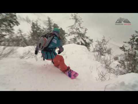 Winning run Anna Orlova - Snowboard Women - Freeride Hakuba 4* FWQ17