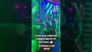Laser tag onboard Independence of the seas. Best part, it's all included in the price #cruise