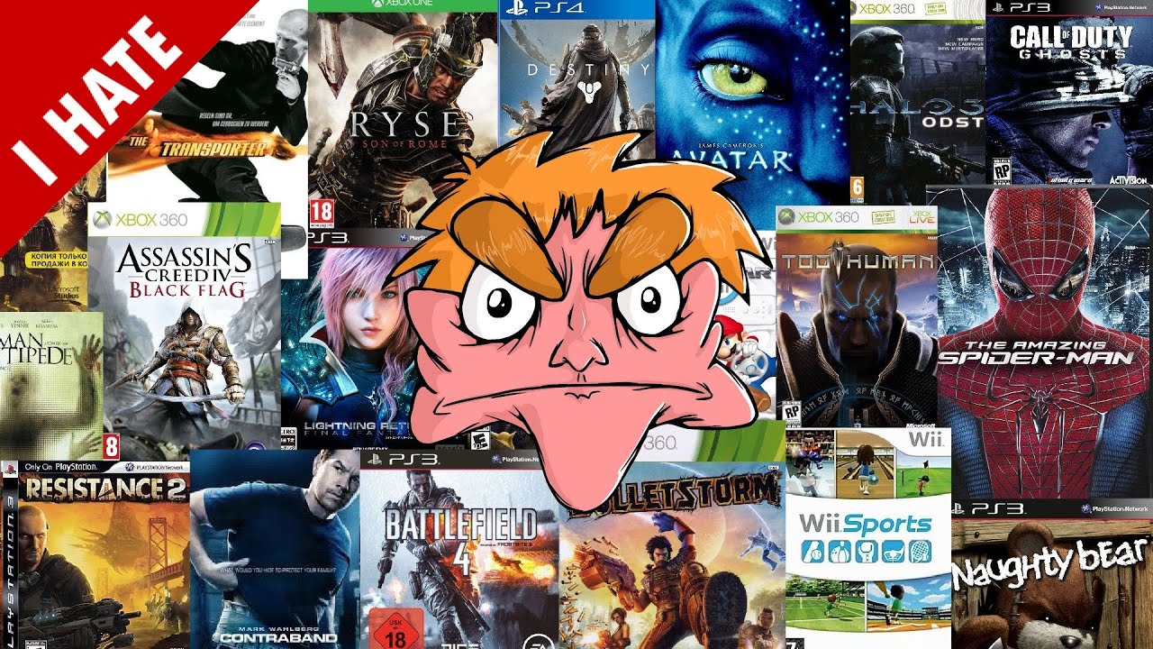 I HATE GAME/DVD COVERS