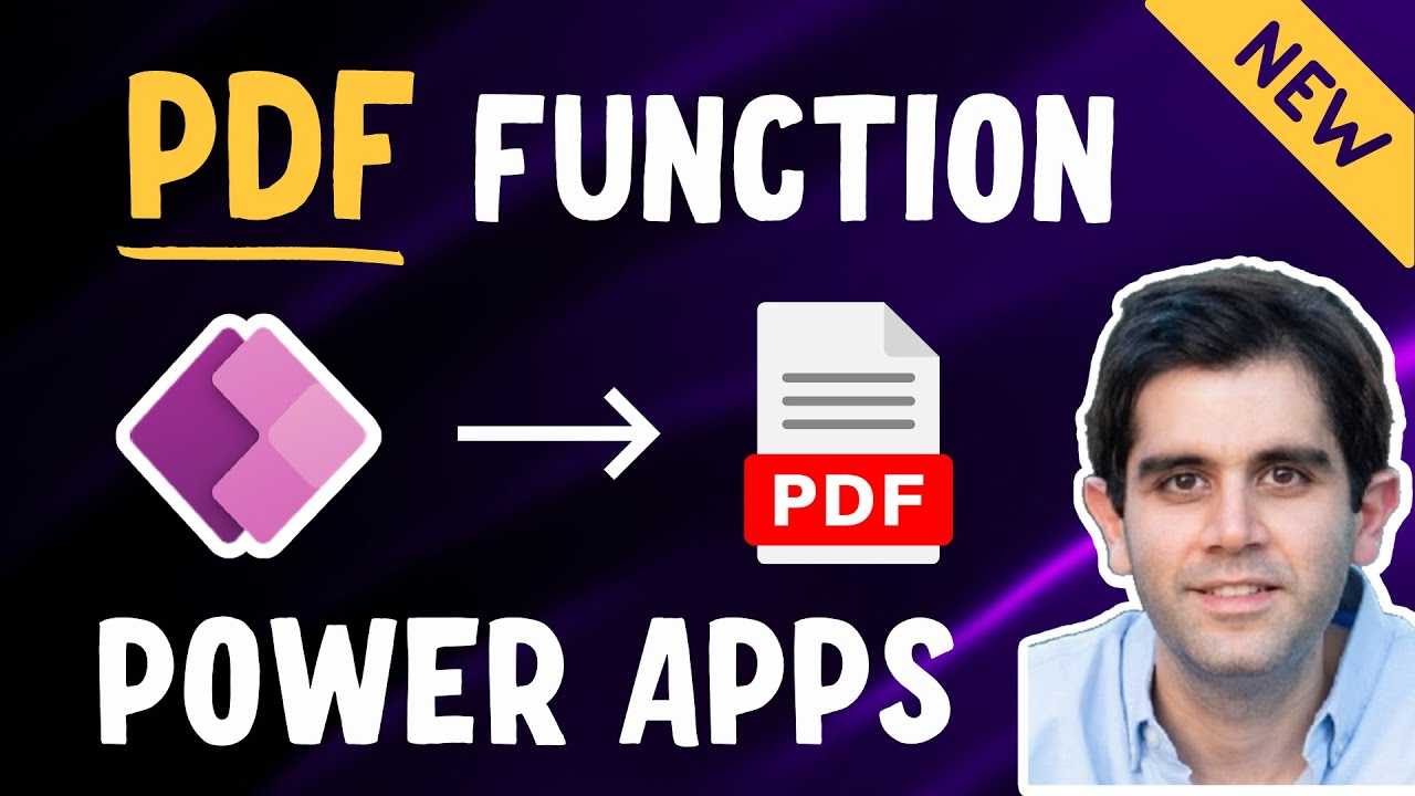 Power Apps PDF Function Introduction - Native