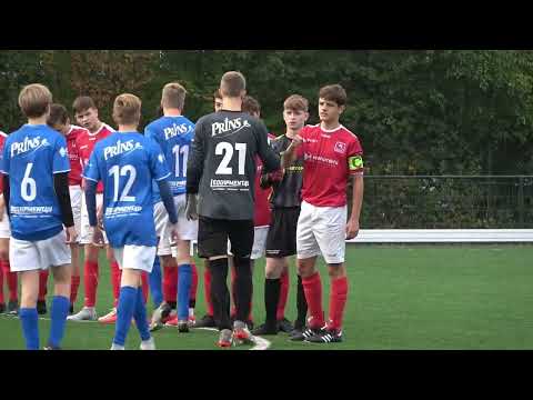 Voor aanvang GVVV JO17-1  -  vv DOVO JO17-1.