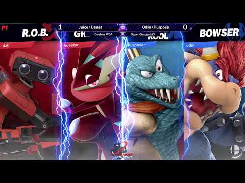 Super Charged #3 - Juice + Beast vs Odin + Purpose - Doubles - SSBU