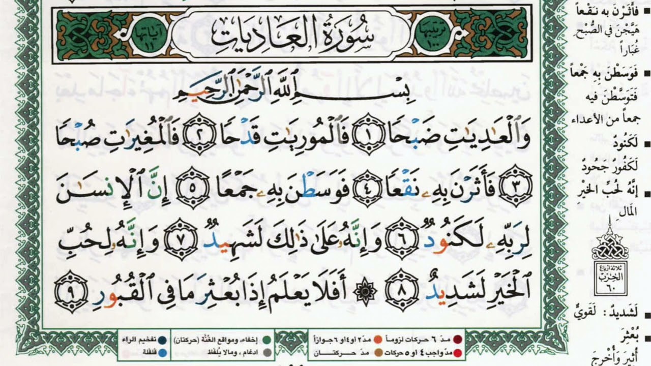 Surah Al Adiyat By surah-al-adiyat-by