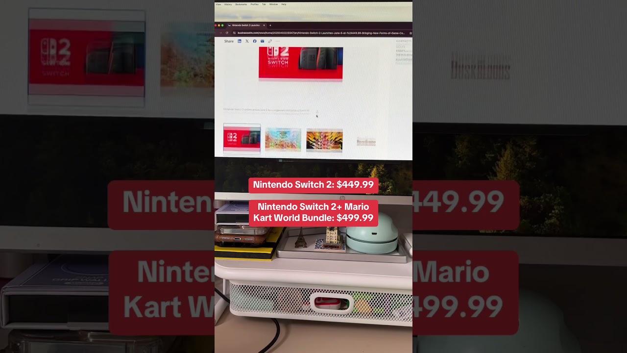 Nintendo Switch 2 Will Be $450 At Launch