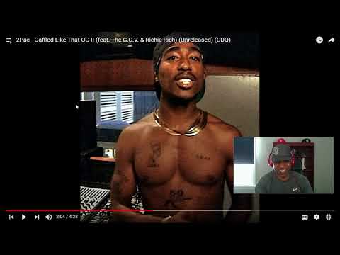2Pac "Gaffeled Like That Pt. II" feat. G.O.V. & Richie Rich (REACTIONS) Subscriber Request