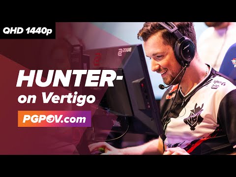 [CSGO POV] huNter- (G2) vs ATK / 24-11 / Vertigo // Player Settings in desc.