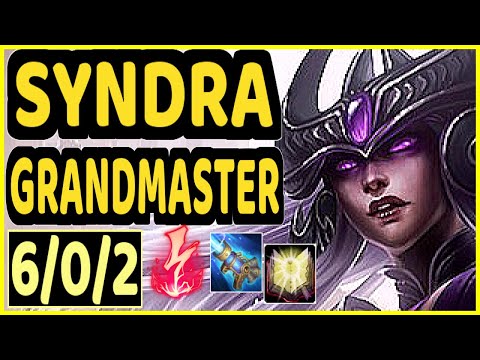 STROMPEST (SYNDRA) - 6/0/2 KDA GAMEPLAY - NA Ranked GRANDMASTER