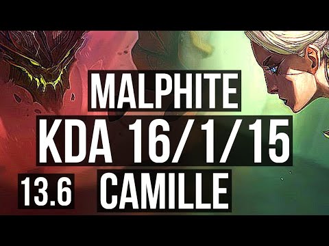 MALPHITE vs CAMILLE (TOP) | 16/1/15, Legendary | TR Master | 13.6