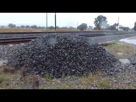 P1050007 Freight Train passing over Mudhole at 286.6 Km near MVH overpass