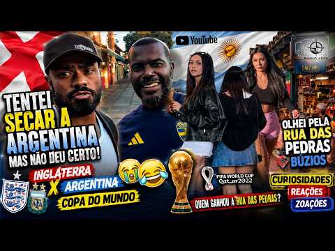 TENTEI SECAR A ARGENTINA EM BÚZIOS... MAS DEU TUDO ERRADO! 🇦🇷😂 | Reações na Rua das Pedras