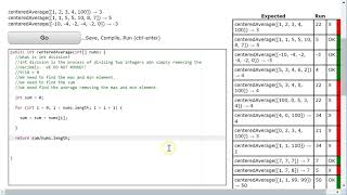 Download the video "Coding Bat Solutions - Arrays 2 - centeredAverage"