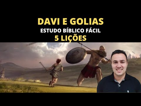 DAVI E GOLIAS  (ESTUDO BÍBLICO - 5 LIÇÕES)