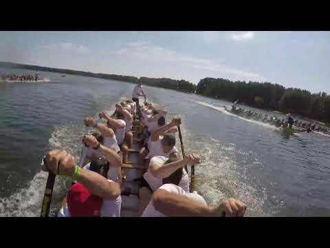 Dragon boat men's race team Dinaburg from Daugavpils, Latvia (Daugavpils 15.08.2020) / final