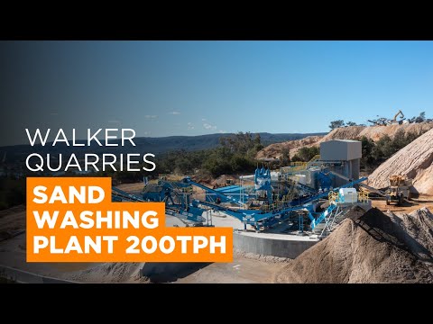 Walker Quarries 200tph Sand Washing Plant - Technical Overview - CDE Projects