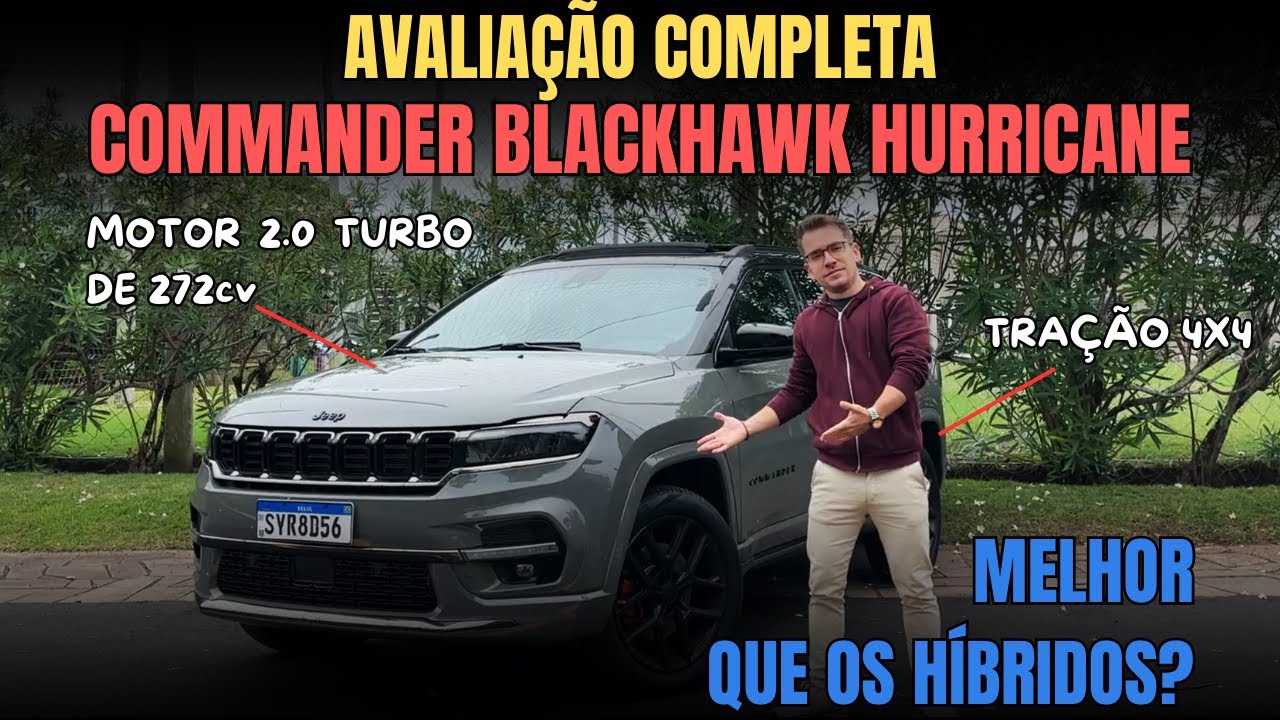 Avaliação Commander Blackhawk 2.0T. O Melhor SUV Até R$330 MIL? Como Ficam Haval, Tiguan e Tiggo 8?