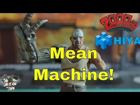 1:18 scale 2000AD Mean Machine Angel action figure from Judge Dredd by hiya Toys. Awesome!