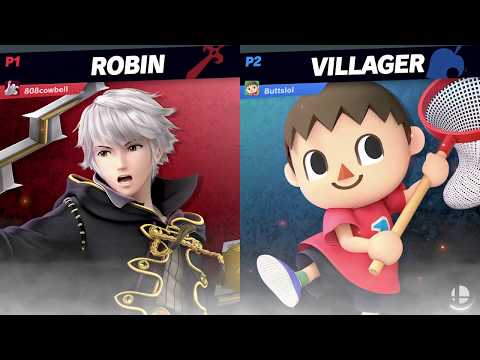 Villager (Buttslol) Vs. Robin (808Cowbell) Super Smash Bros. Ultimate ver. 1.2.1