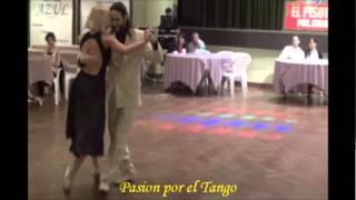 UVA VIRGINIA y CESAR AGAZZI bailando la milonga PARQUE PATRICIO en la MILONGA EL PISOTON