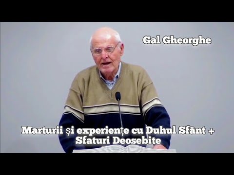 Gal Gheorghe -Marturii și experiențe cu Duhul Sfânt + Sfaturi Deosebite. | 30 Octombrie 2022.