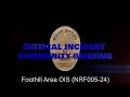 Foothill Area OIS 02/16/2024 (NRF005-24)