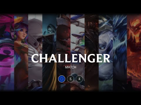 EUW Challenger match 54 - 7769 LP 77 kills