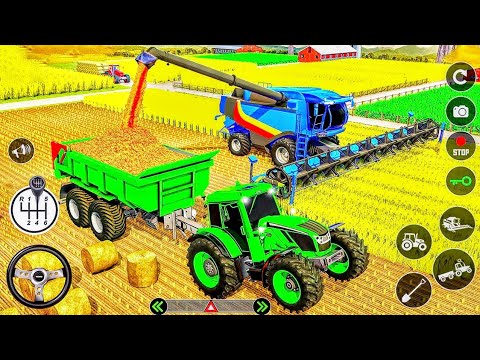 Modern Tractor Farming Driving Simulator 3D - New Tractor Games - Android Gameplay